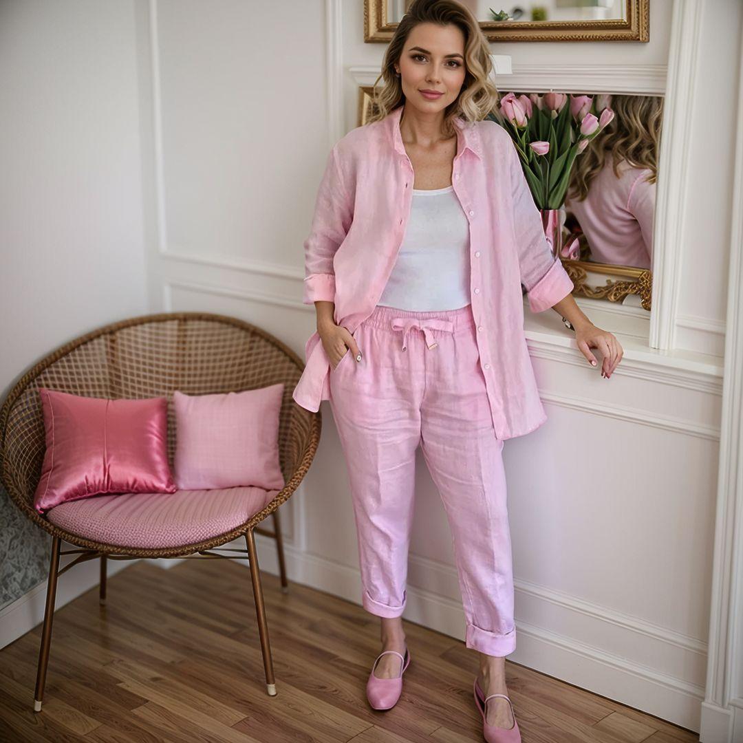 Conjunto Mary em Algodão Premium / Um Toque de Charme, Conforto e Sofisticação! + Frete Grátis