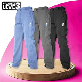 Calça Feminina Alice em Malha de Seda Gelo e Poliéster -Compre 2 e Leve 3 + Frete Grátis