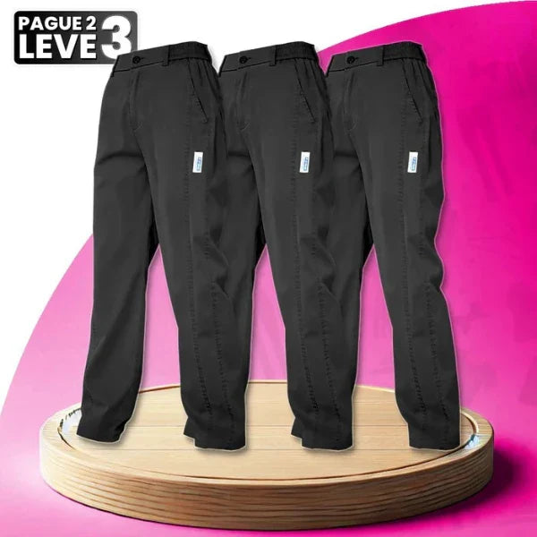 Calça Feminina Alice em Malha de Seda Gelo e Poliéster -Compre 2 e Leve 3 + Frete Grátis