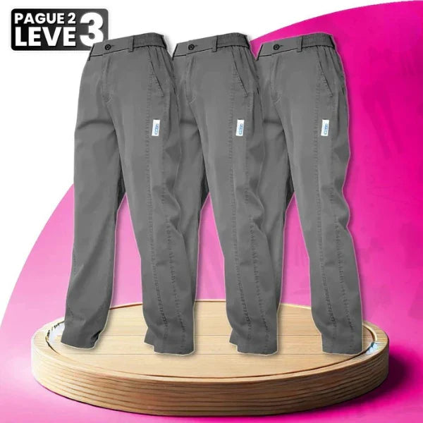 Calça Feminina Alice em Malha de Seda Gelo e Poliéster -Compre 2 e Leve 3 + Frete Grátis