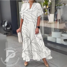 Vestido Camila – Sofisticação e Estilo em Cada Movimento + Frete Grátis