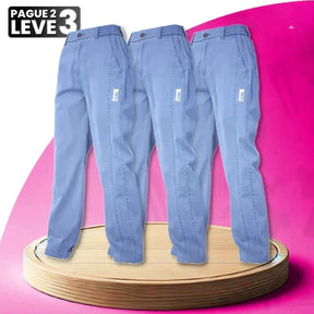 Calça Feminina Alice em Malha de Seda Gelo e Poliéster -Compre 2 e Leve 3 + Frete Grátis